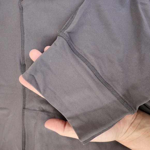 Firstway Grey Cropped Joggers Athletic Capri Pants Women's Small S Athleisure - Picture 4 of 6